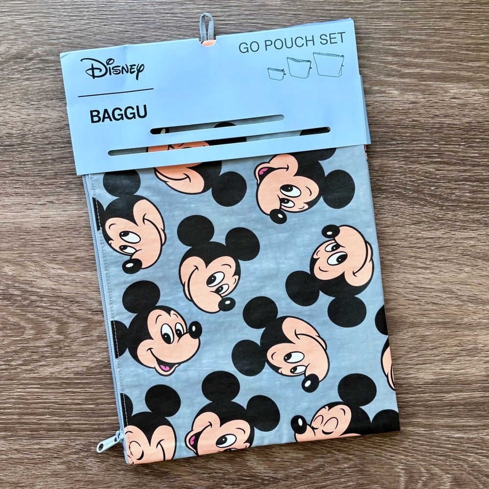 BAGGU X Disney—Mickey Large Go Pouch NWT